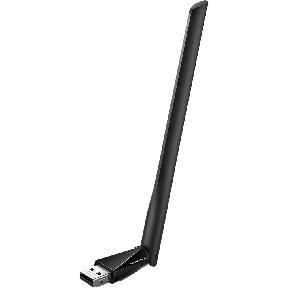 Adaptor USB Wireless MERCUSYS MA30H High-Gain AC1300, Dual Band 400 + 867 Mbps, negru