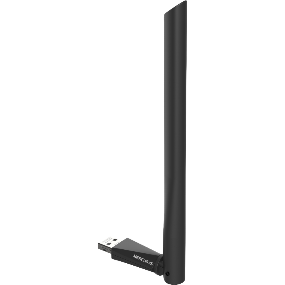 Adaptor USB Wireless MERCUSYS MA30H High-Gain AC1300, Dual Band 400 + 867 Mbps, negru