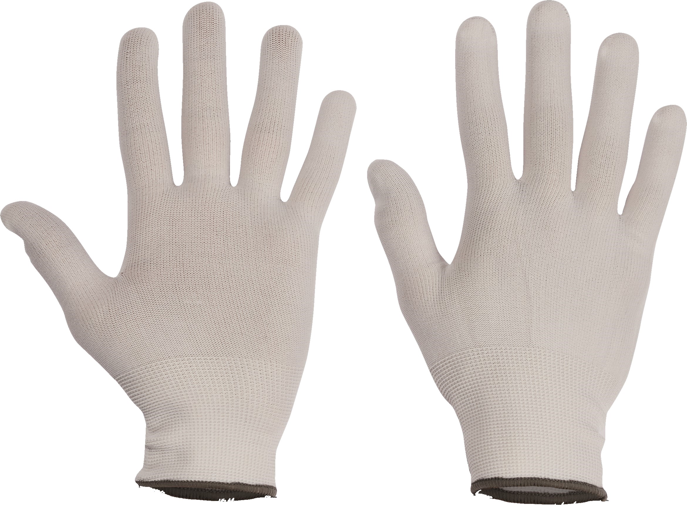 Manusi Cerva, nylon, marimea 9, alb