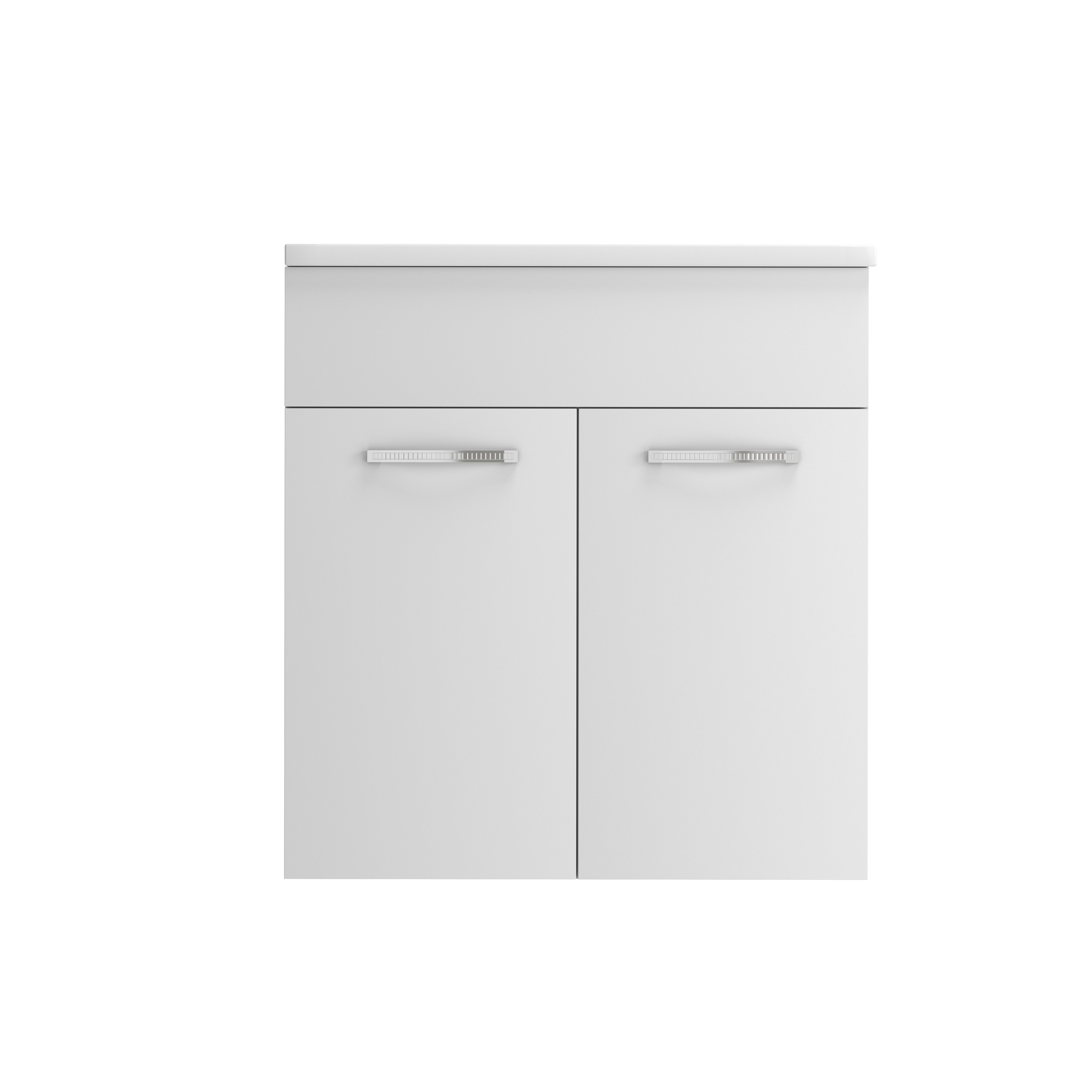 Set masca si lavoar Sunny, 65 x 45 cm, alb