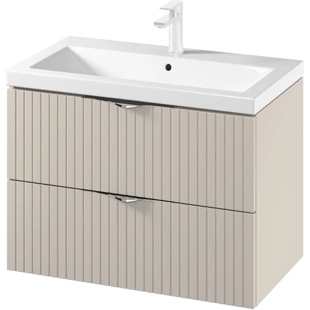 Set masca si lavoar Cersanit Tirso Casmir, 79.4 x 44.7 x 57.2 cm, bej