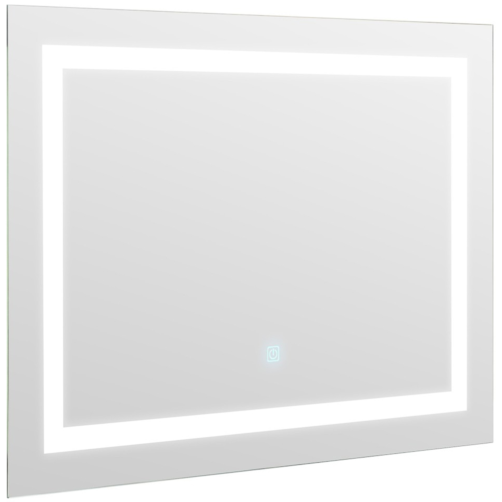 Oglinda baie Elves 80711, 80 x 3 x 60 cm, iluminare LED, senzor touch