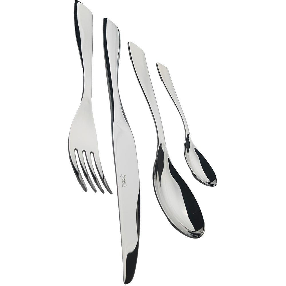 Set tacamuri MYRIA MC4064, 24 piese, inox, argintiu