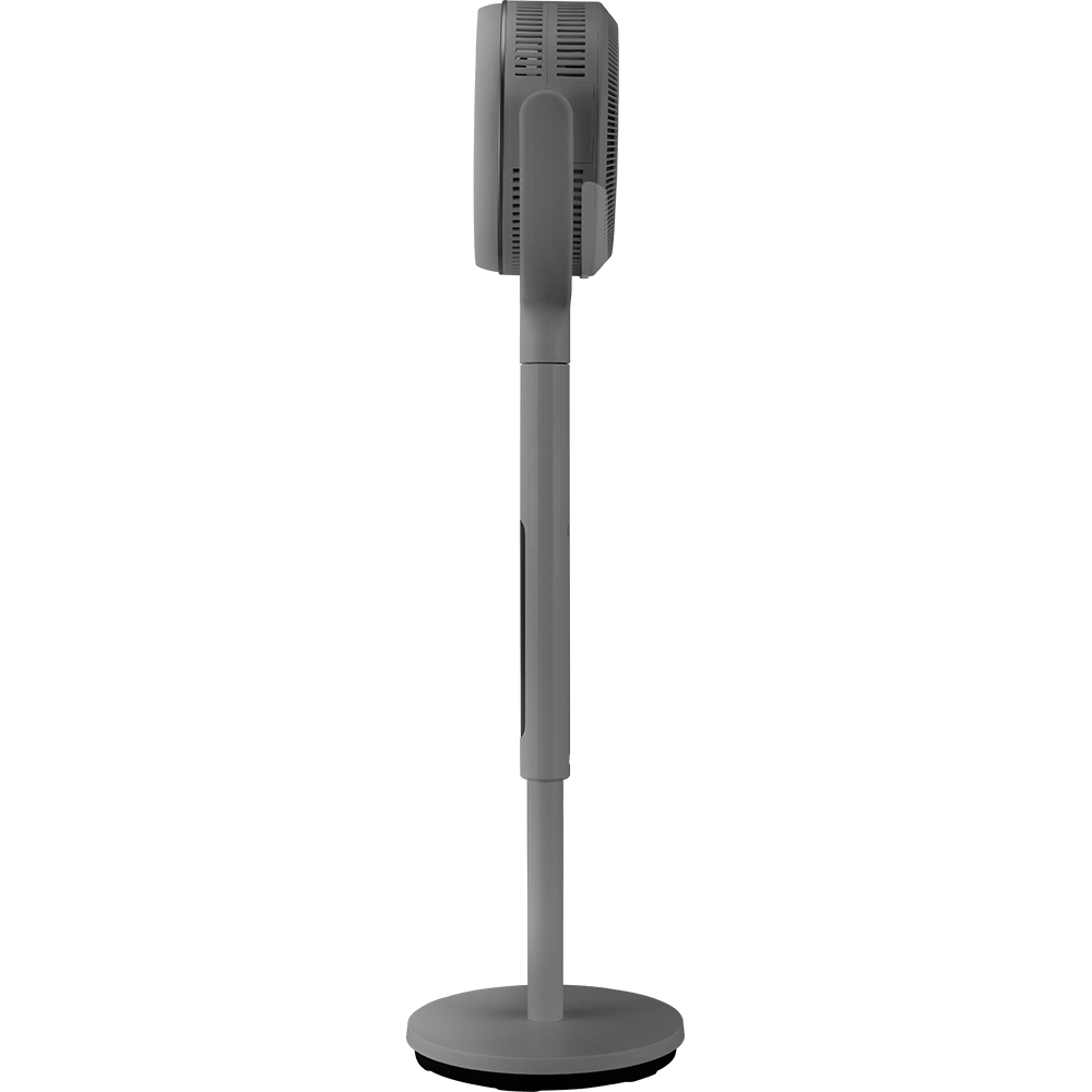 Ventilator cu picior CIRCULAR MIDEA MCF25GRB, 17 cm diametru, silentios, sistem Dual Blades Combo, 10 trepte de viteza, 18W, gri