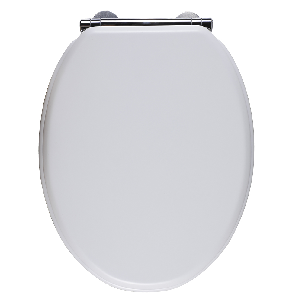 Capac WC GOODHOME Pilica MD328UK04, inchidere lenta, duroplast, alb