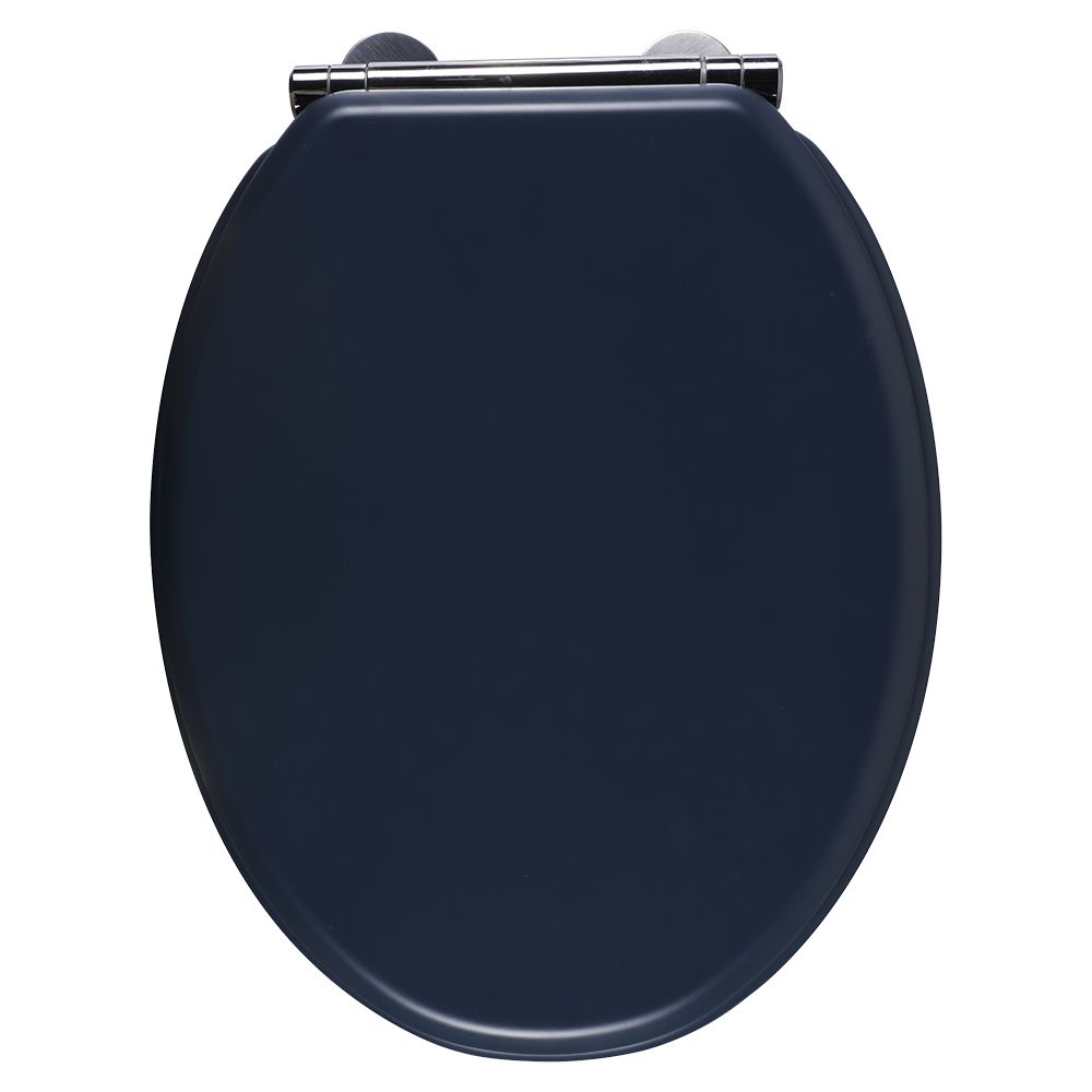 Capac WC GOODHOME Pilica MD328UK07, inchidere lenta, duroplast, albastru