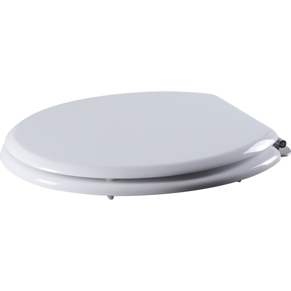 Capac WC GOODHOME Palmi MD382BX01, inchidere lenta, duroplast, alb