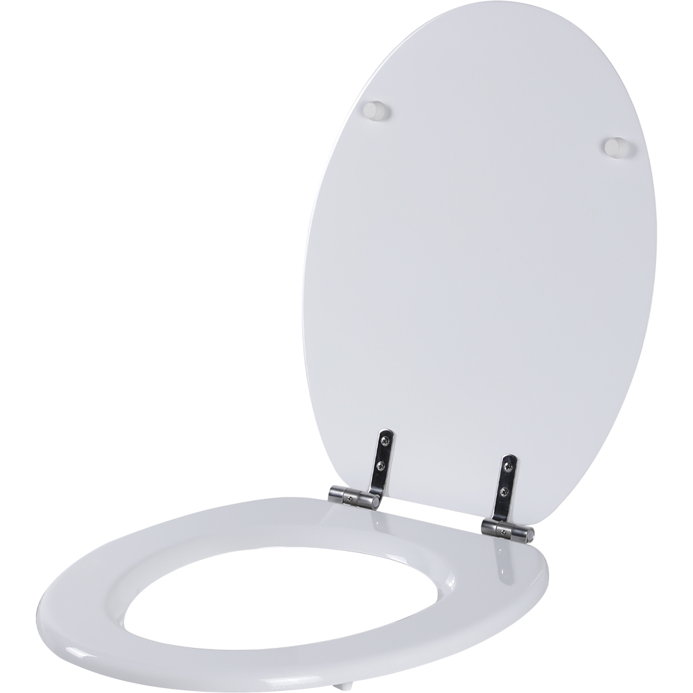 Capac WC GOODHOME Palmi MD382BX01, inchidere lenta, duroplast, alb