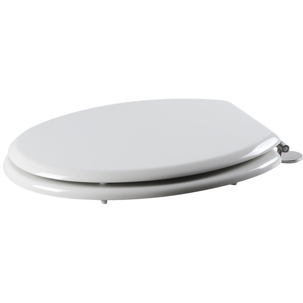 Capac WC GOODHOME Palmi MD382BX04, inchidere lenta, duroplast, alb