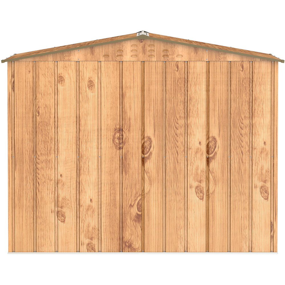 Casuta gradina DURAMAX Top 8X6, otel, 261.6 x 183 x 204.5 cm, maro