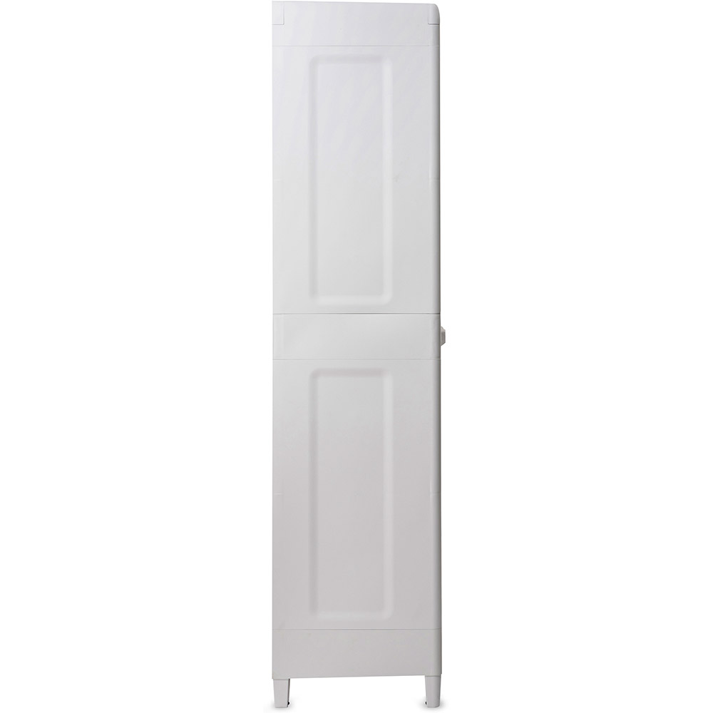 Dulap depozitare gradina TOOMAX Florida XL, polipropilena, 78 x 46 x 182 cm, gri