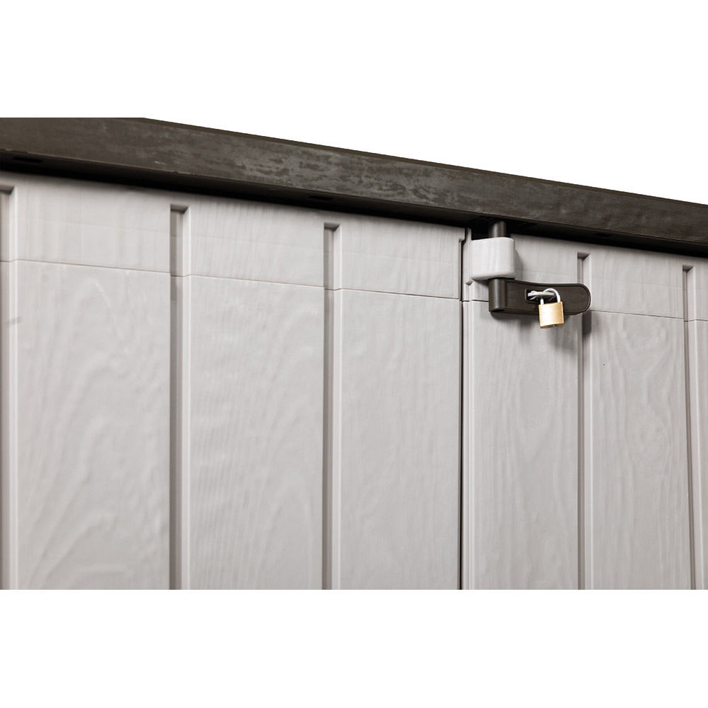 Lada depozitare gradina TOOMAX Stora Way Plus XL, polipropilena, 145 x 85 x 124.5 cm, gri