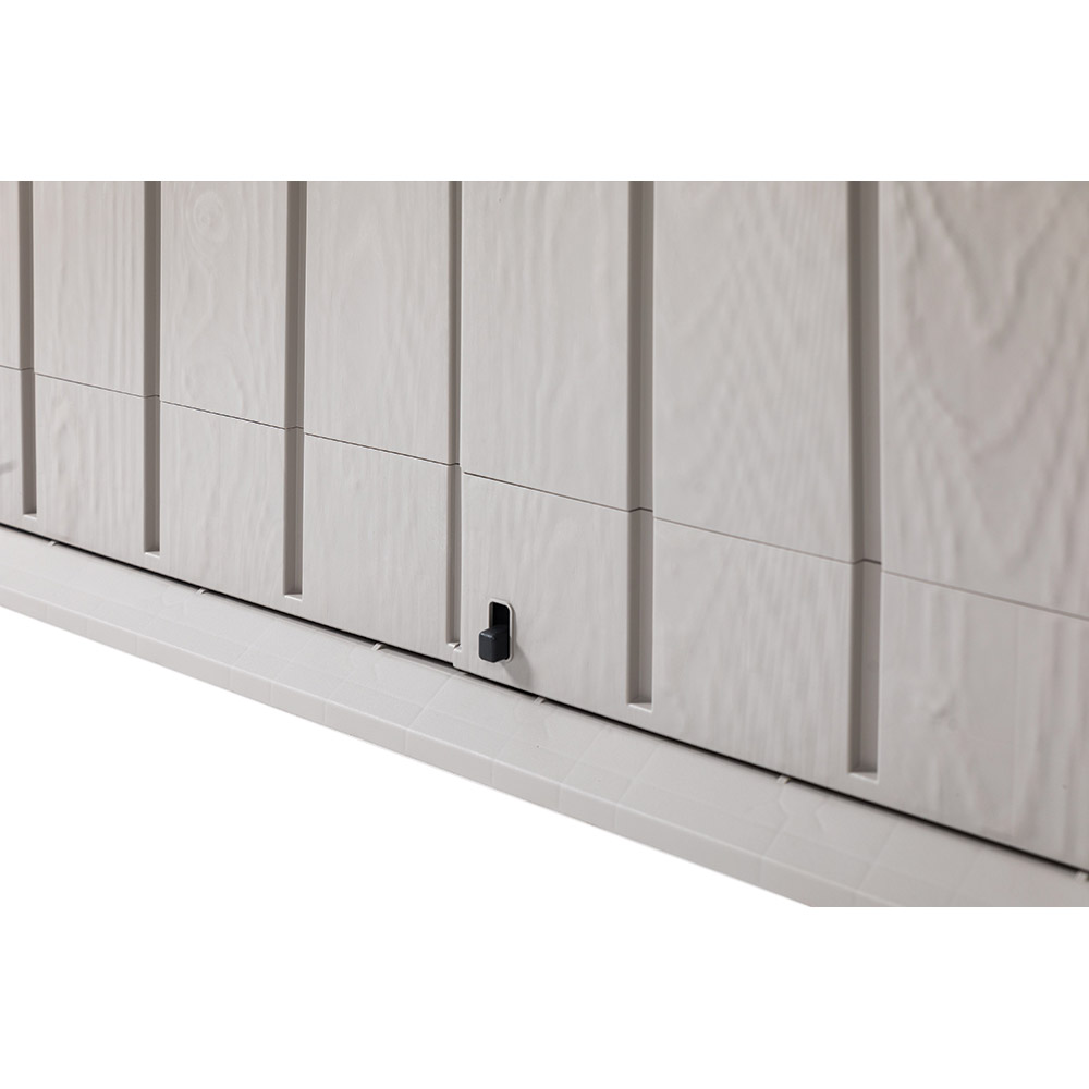 Lada depozitare gradina TOOMAX Stora Way Plus XL, polipropilena, 145 x 85 x 124.5 cm, gri