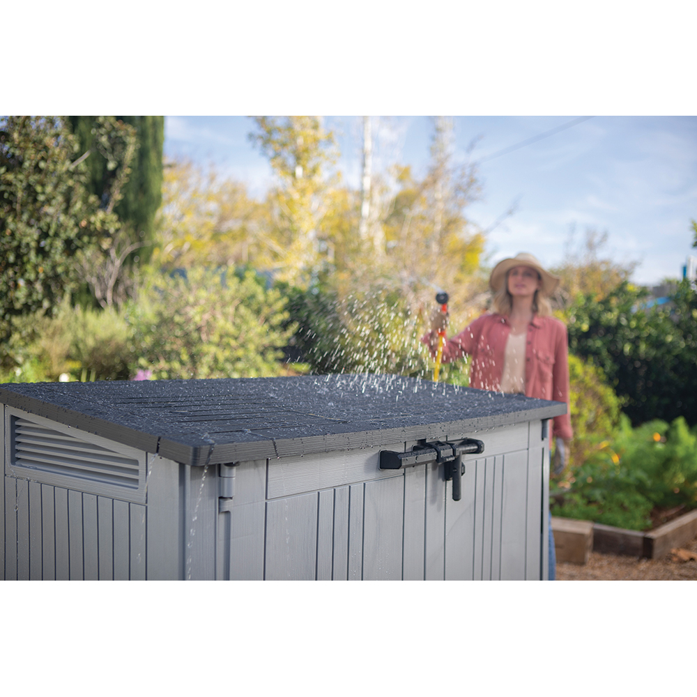 Dulap depozitare gradina KETER Store It Out Midi Sio, polipropilena, 132 x 71.5 x 113.5 cm, antracit