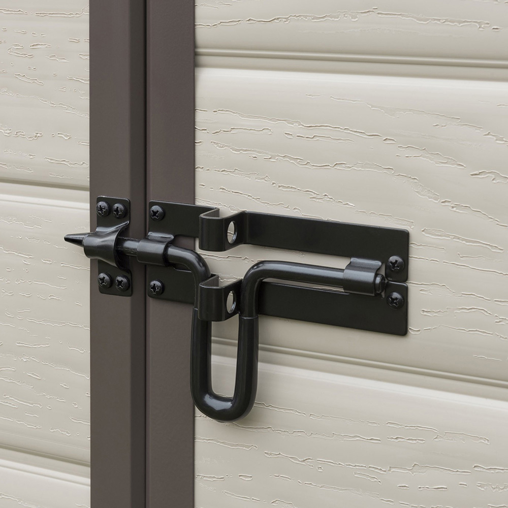 Casuta gradina KETER Manor 6x8, plastic, 236.8 x 185.8 x 227 cm, bej