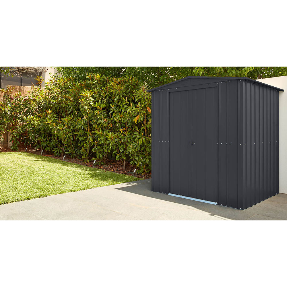 Casuta gradina GLOBEL Dream 6x5, metal, 184 x 154 x 193 cm, antracit