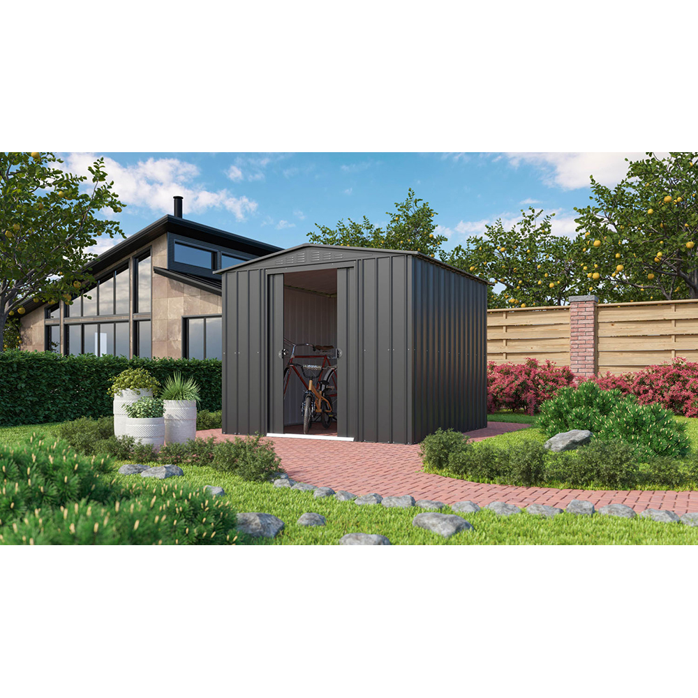 Casuta gradina GLOBEL Dream 8x8, metal, 245 x 247 x 198 cm, antracit