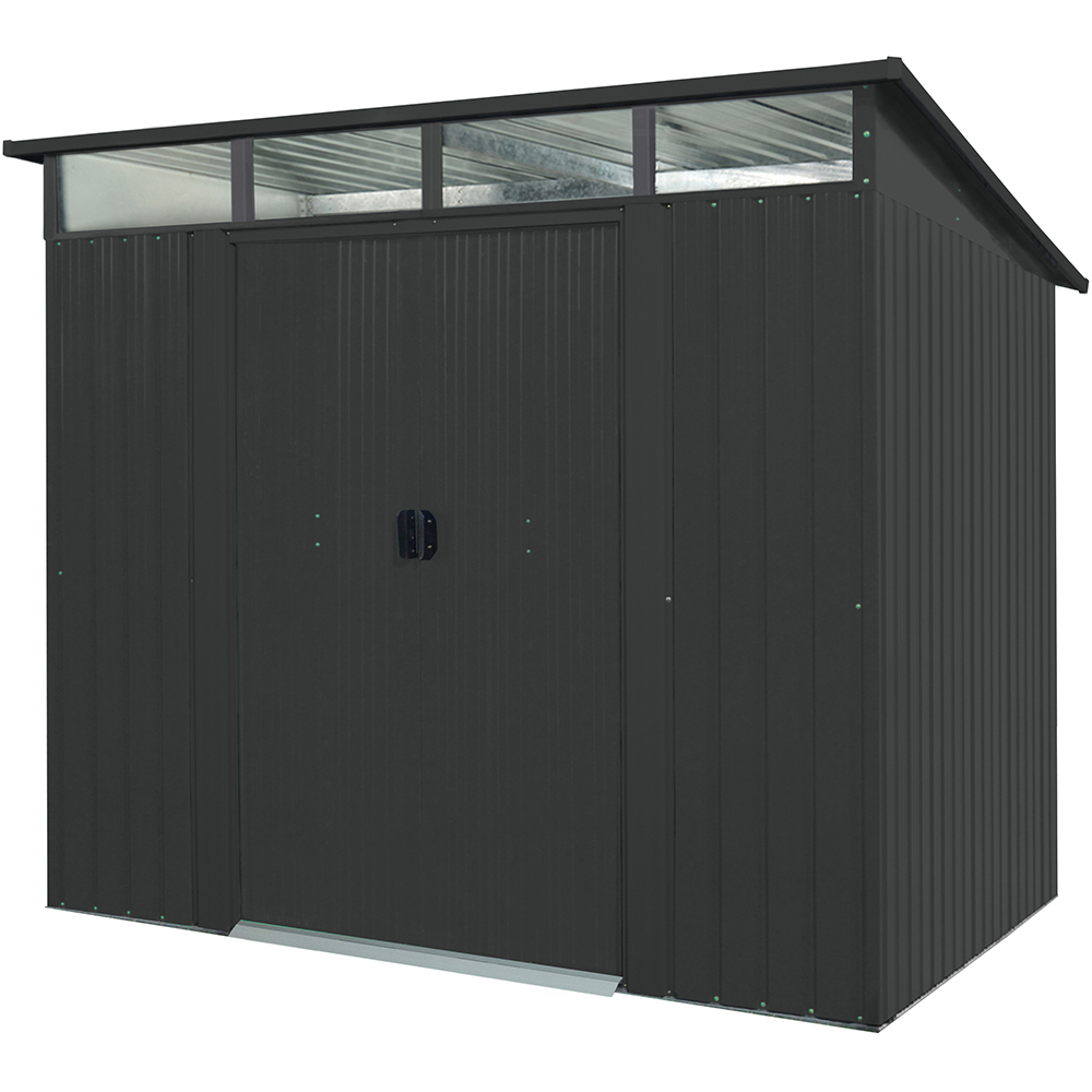 Casuta gradina PERGART Lubeck 86, metal, 194 x 238 x 203 cm, antracit