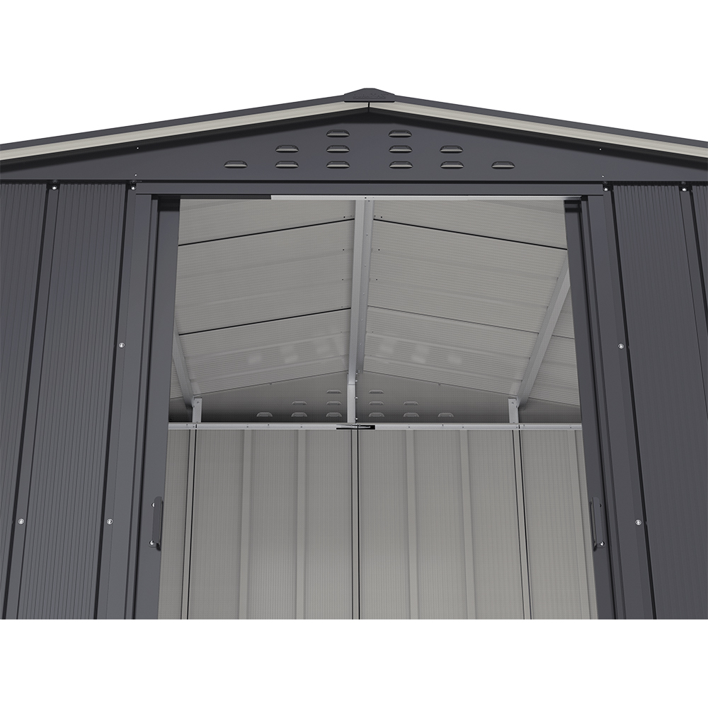 Casuta gradina DURAMAX Top 8X6, otel, 261.6 x 183 x 204.5 cm, antracit