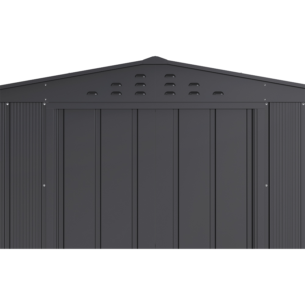 Casuta gradina DURAMAX Top 8X6, otel, 261.6 x 183 x 204.5 cm, antracit