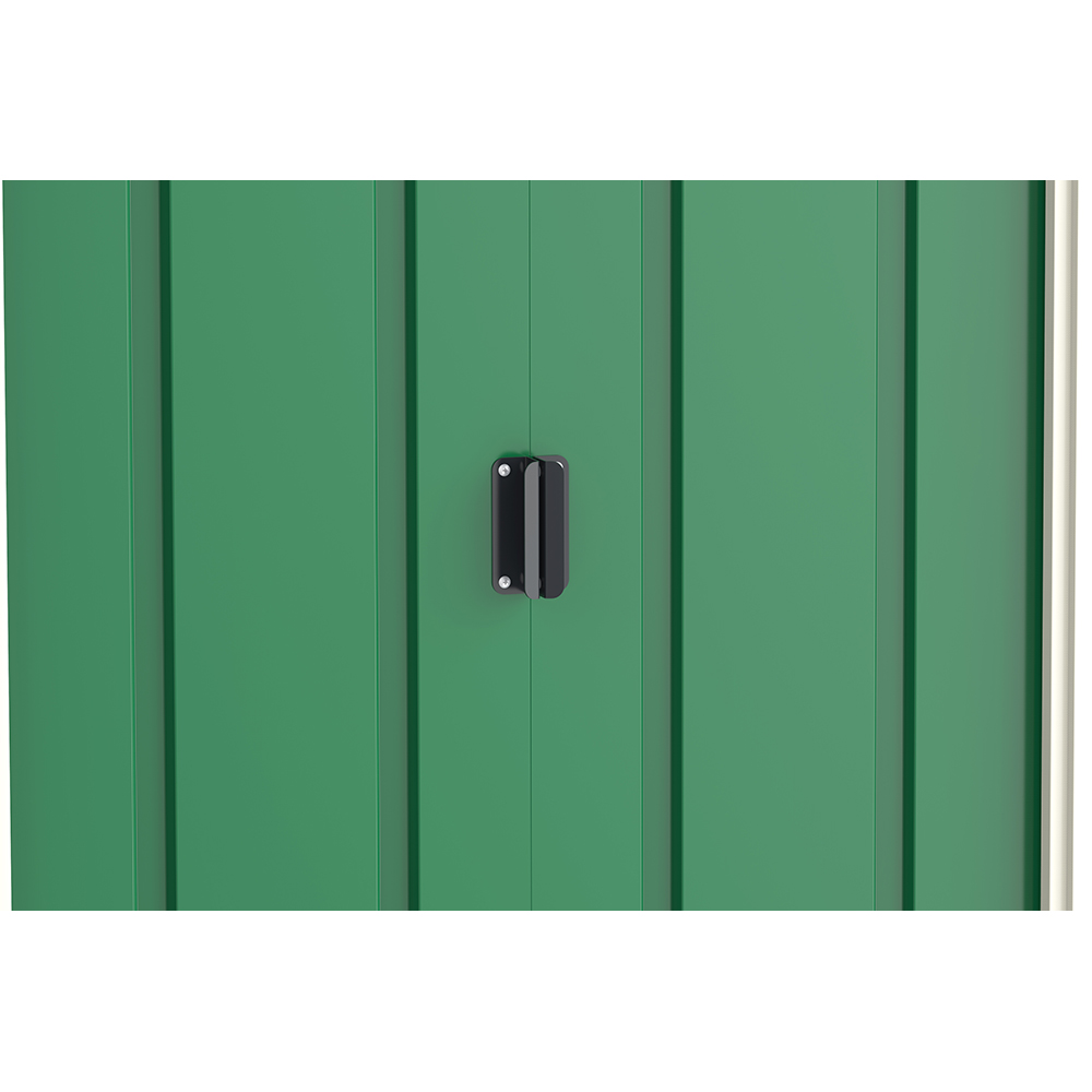 Casuta gradina DURAMAX Eco 6X4, otel, 202 x 122.2 x 180.5 cm, verde
