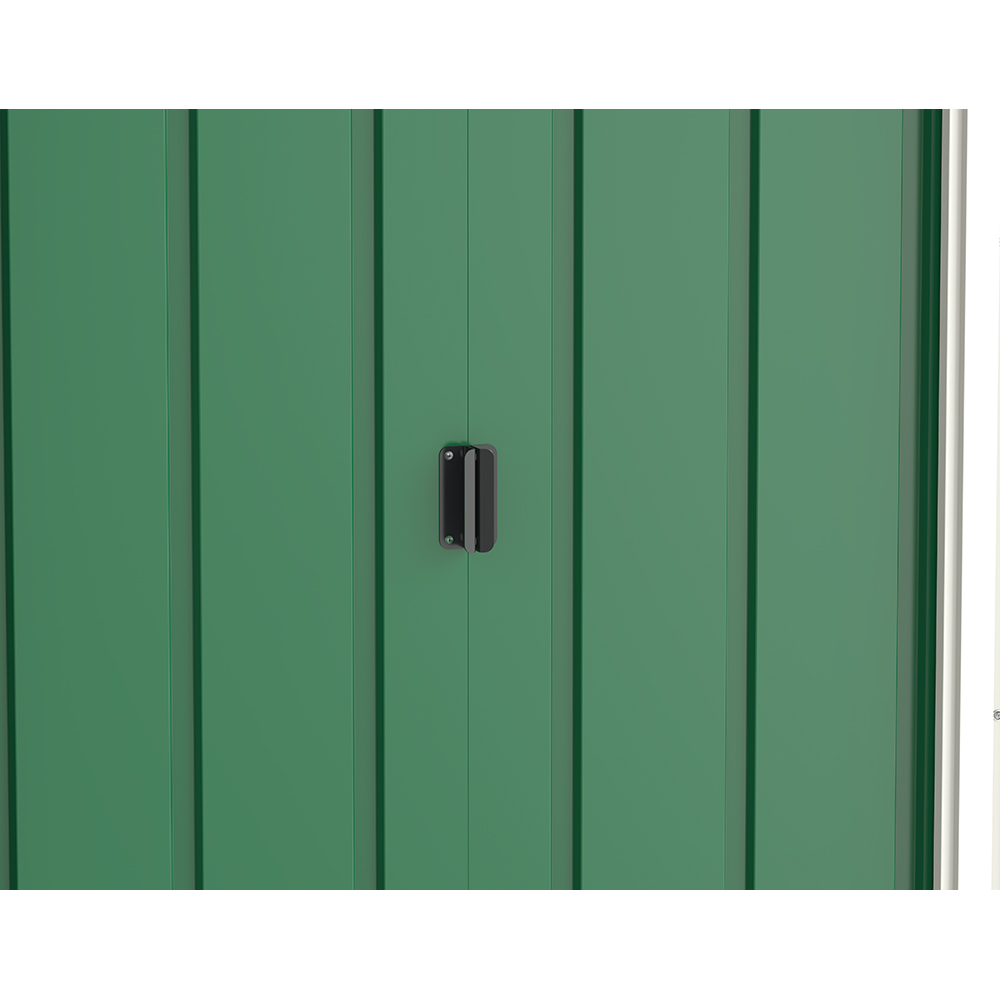 Casuta gradina DURAMAX Eco 8X6, otel, 262 x 182.2 x 191 cm, verde