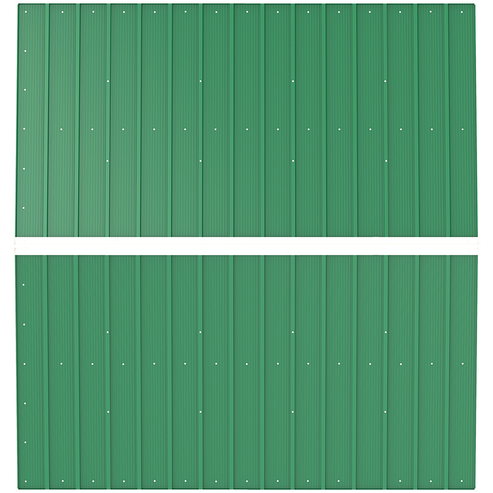 Casuta gradina DURAMAX Eco 10X10, otel, 322.1 x 302.3 x 196.1 cm, verde