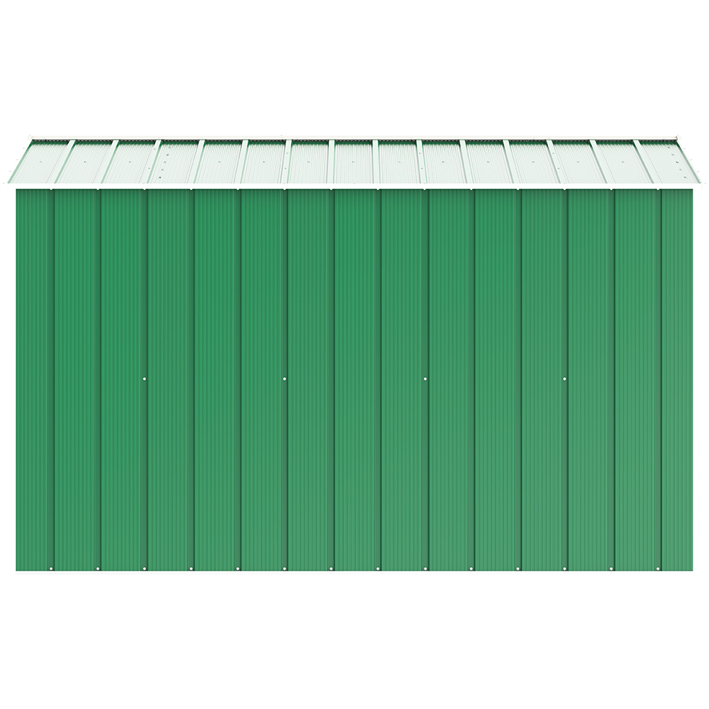 Casuta gradina DURAMAX Eco 10X10, otel, 322.1 x 302.3 x 196.1 cm, verde
