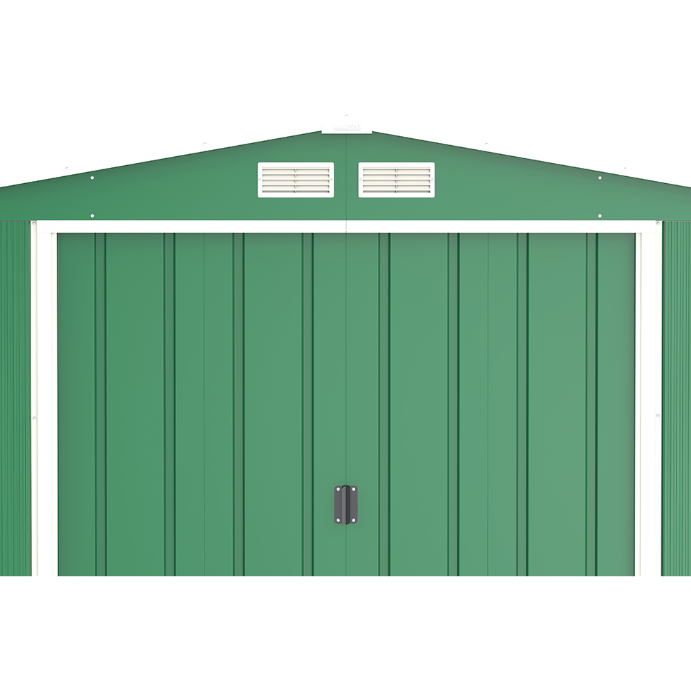 Casuta gradina DURAMAX Eco 10X10, otel, 322.1 x 302.3 x 196.1 cm, verde