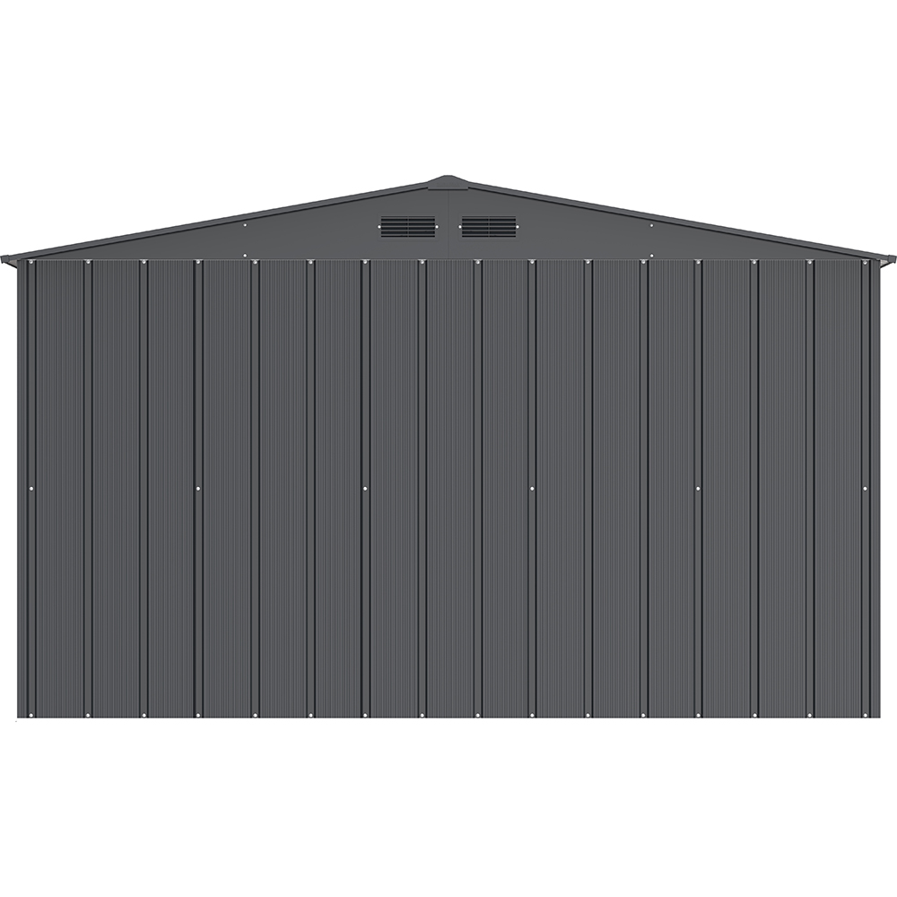 Casuta gradina DURAMAX Eco 10X12, otel, 322.1 x 362.7 x 196.1 cm, antracit