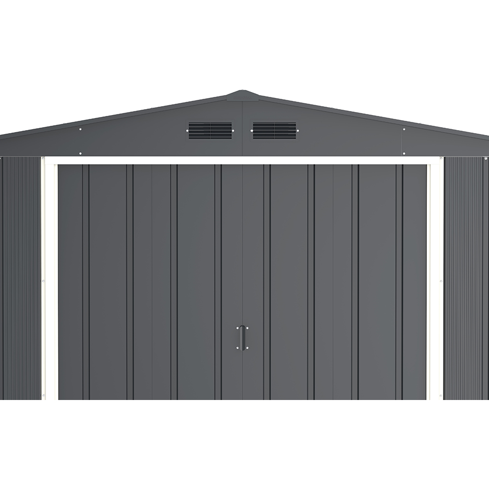 Casuta gradina DURAMAX Eco 10X12, otel, 322.1 x 362.7 x 196.1 cm, antracit