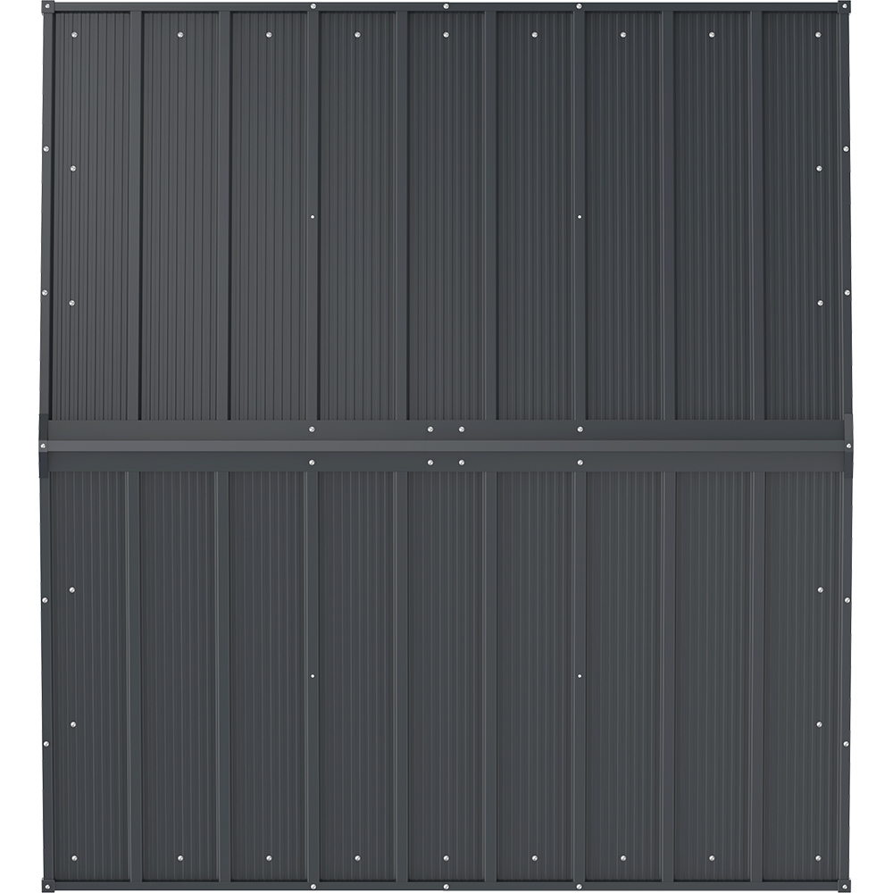 Casuta gradina DURAMAX Eco 6X6, otel, 202 x 182.2 x 180.5 cm, antracit