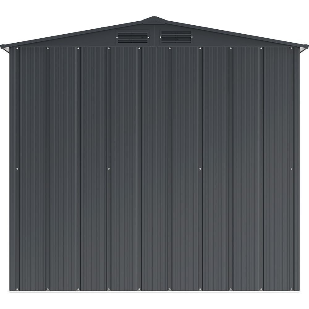 Casuta gradina DURAMAX Eco 6X6, otel, 202 x 182.2 x 180.5 cm, antracit