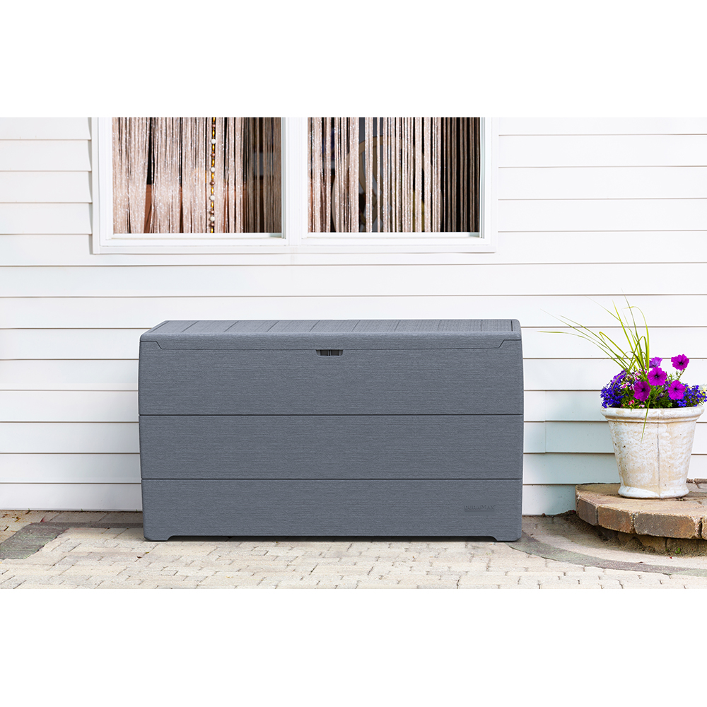 Lada depozitare gradina DURAMAX Durabox 270 L, 116.5 x 45 x 56 cm, gri l