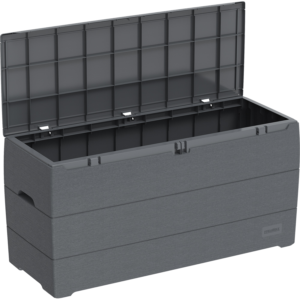 Lada depozitare gradina DURAMAX Durabox 270 L, 116.5 x 45 x 56 cm, gri