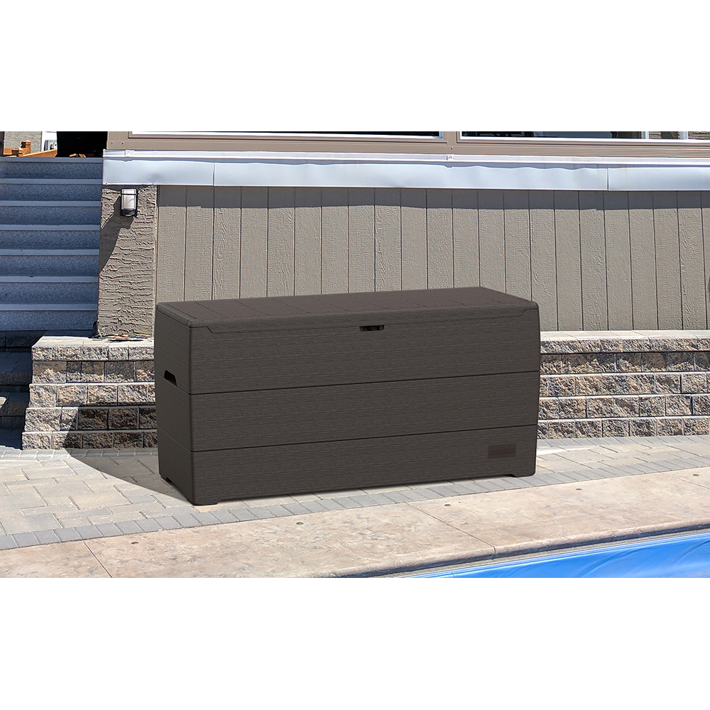 Lada depozitare gradina DURAMAX Durabox 270 L, 116.5 x 45 x 56 cm, maro