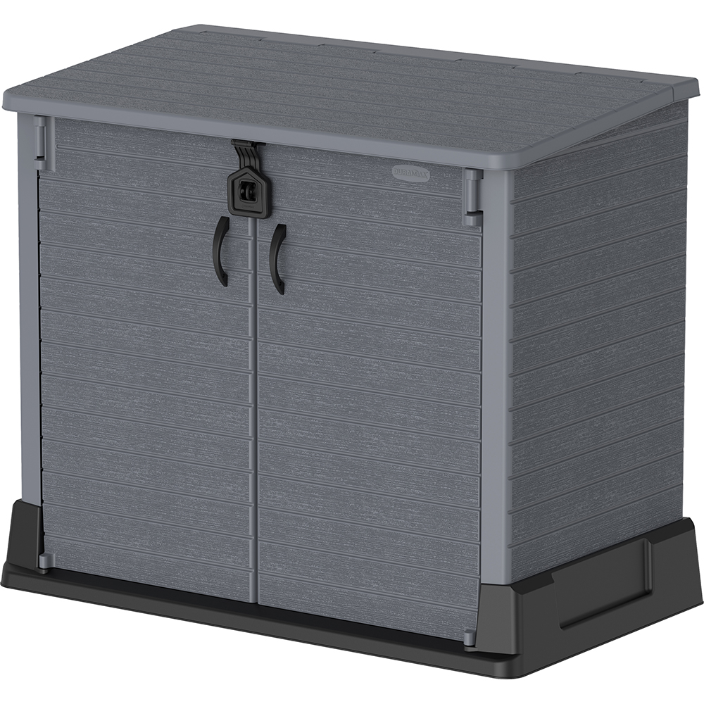 Dulap depozitare gradina DURAMAX Storeway 850 L, 130 x 74 x 110 cm, gri