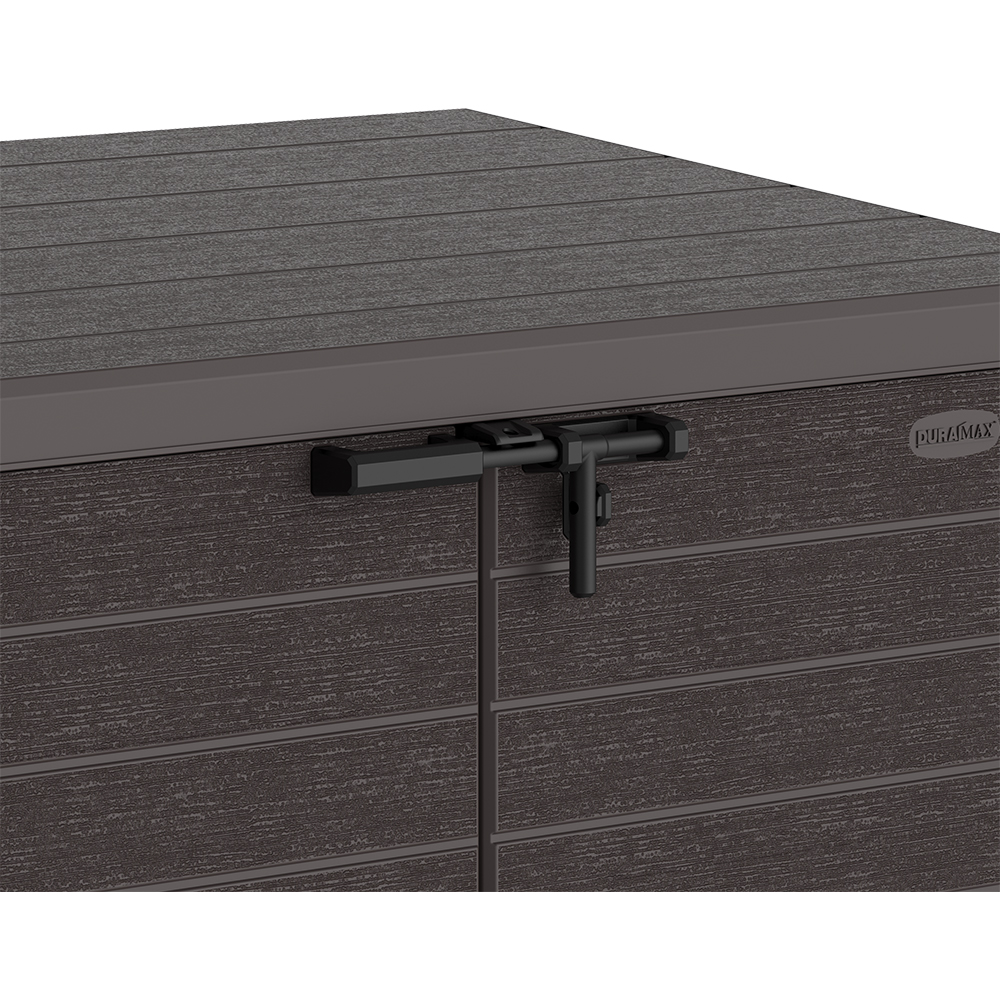 Dulap depozitare gradina DURAMAX Storeway 1200 L, 145 x 82.5 x 125 cm, maro