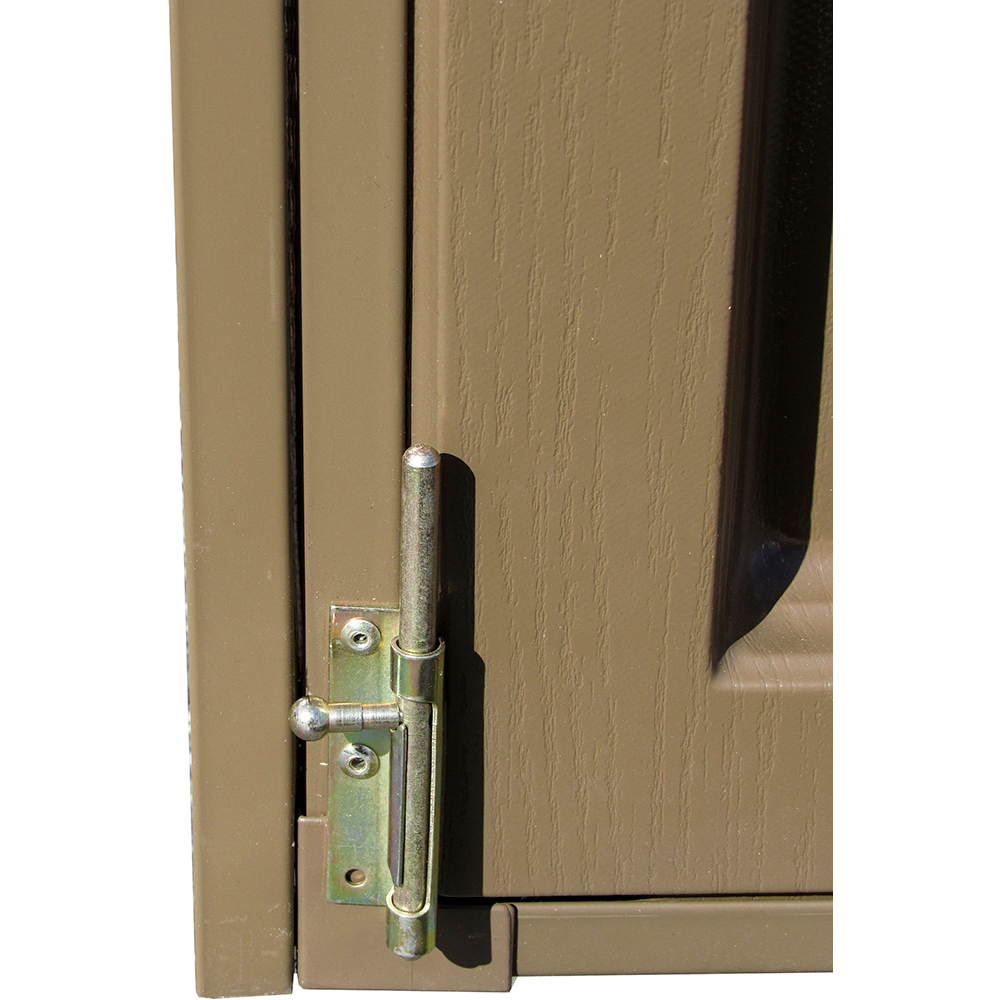 Casuta de gradina DURAMAX Duraplus, rasina, 246.4 x 239.7 x 234.4 cm, bej