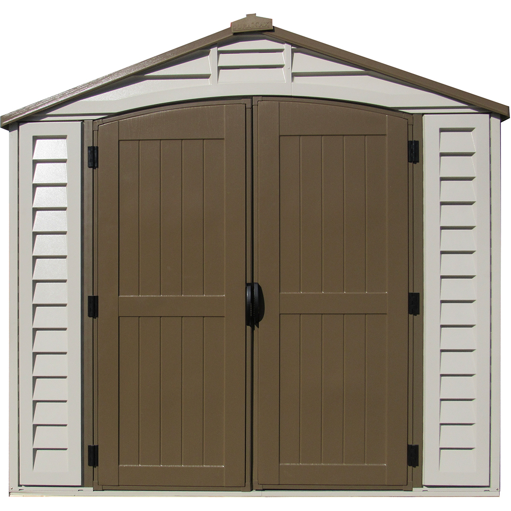 Casuta de gradina DURAMAX Duraplus, rasina, 246.4 x 239.7 x 234.4 cm, bej