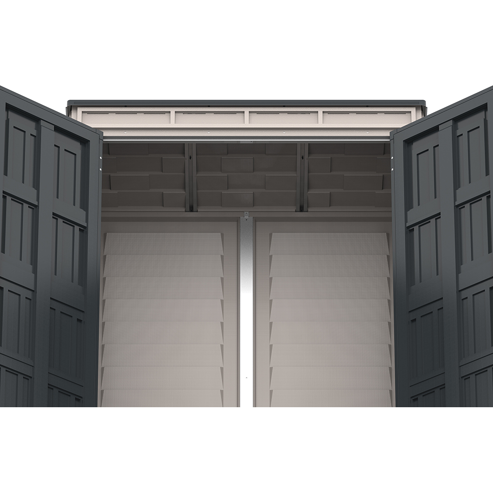 Casuta de gradina DURAMAX Yardmate Pent Roof, rasina, 170.9 x 91.9 x 202.4 cm, gri