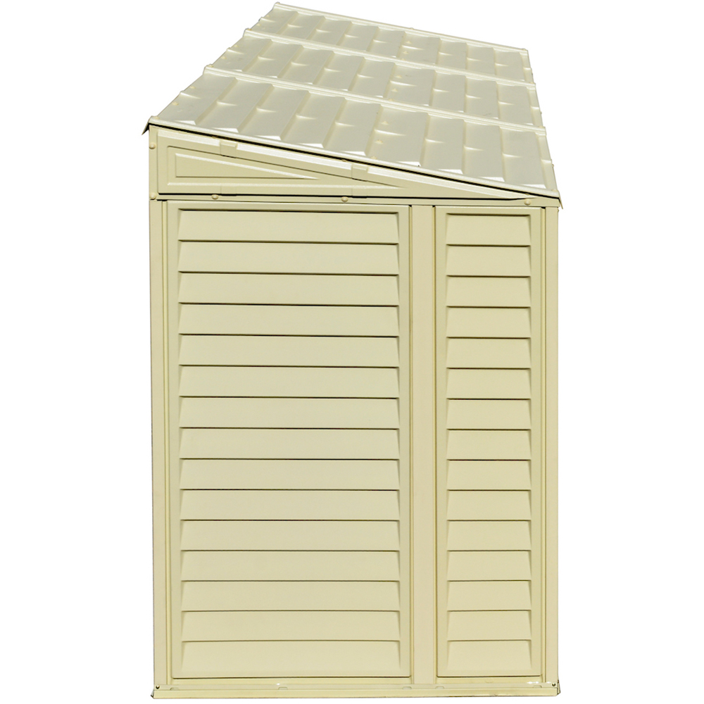 Casuta gradina DURAMAX Sidemate, rasina, 122 x 239.7 x 187.4 cm, bej