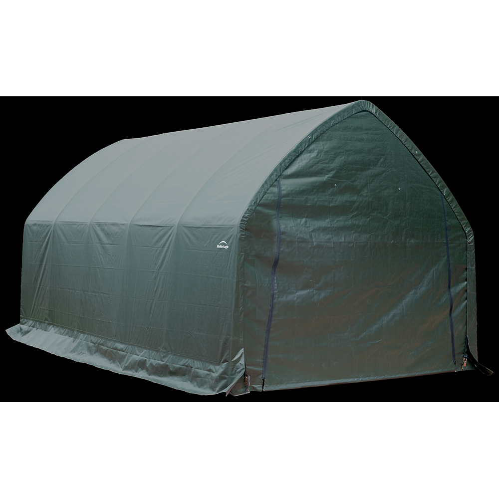 Pavilion gradina SHELTER LOGIC, metal, 390 x 610 x 370 cm, verde