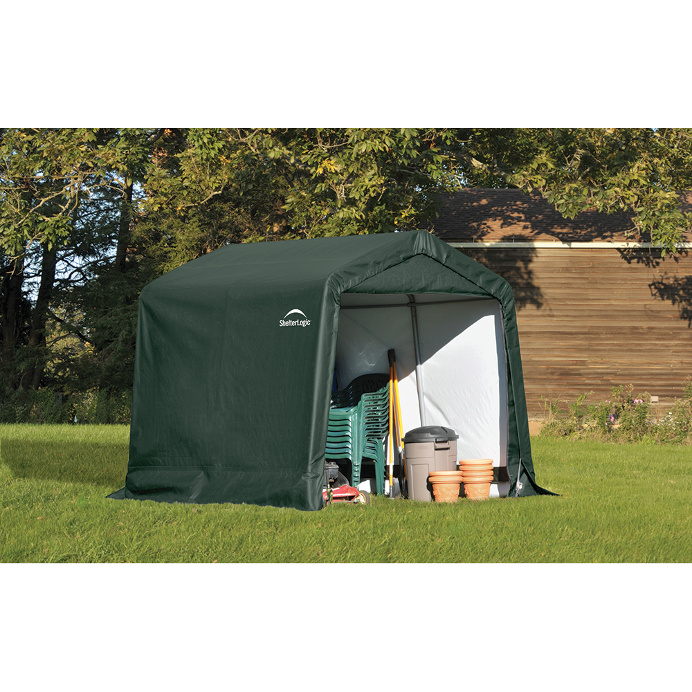 Pavilion gradina SHELTER LOGIC, metal, 240 x 240 x 240 cm, verde