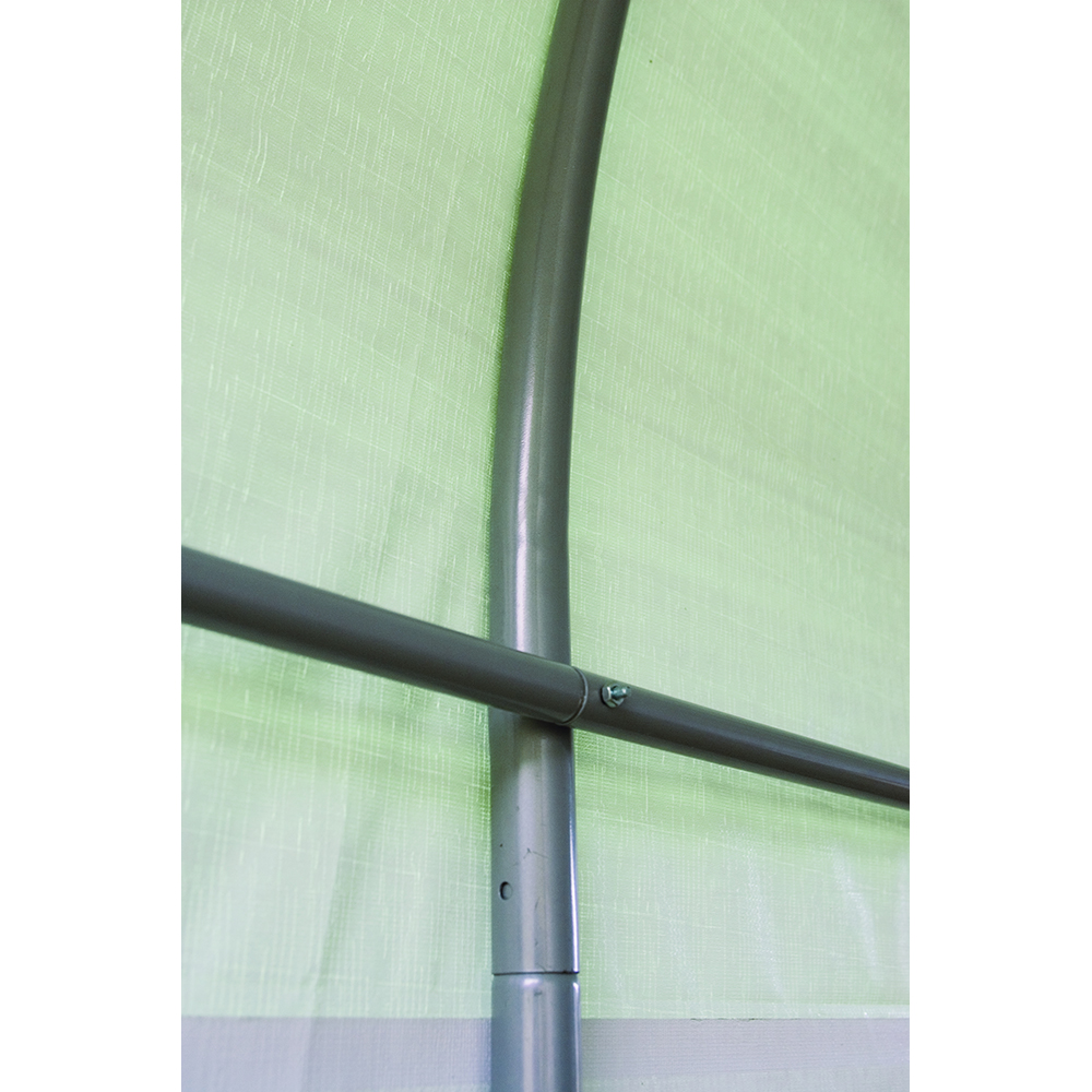 Pavilion gradina SHELTER LOGIC, metal, 240 x 240 x 240 cm, verde