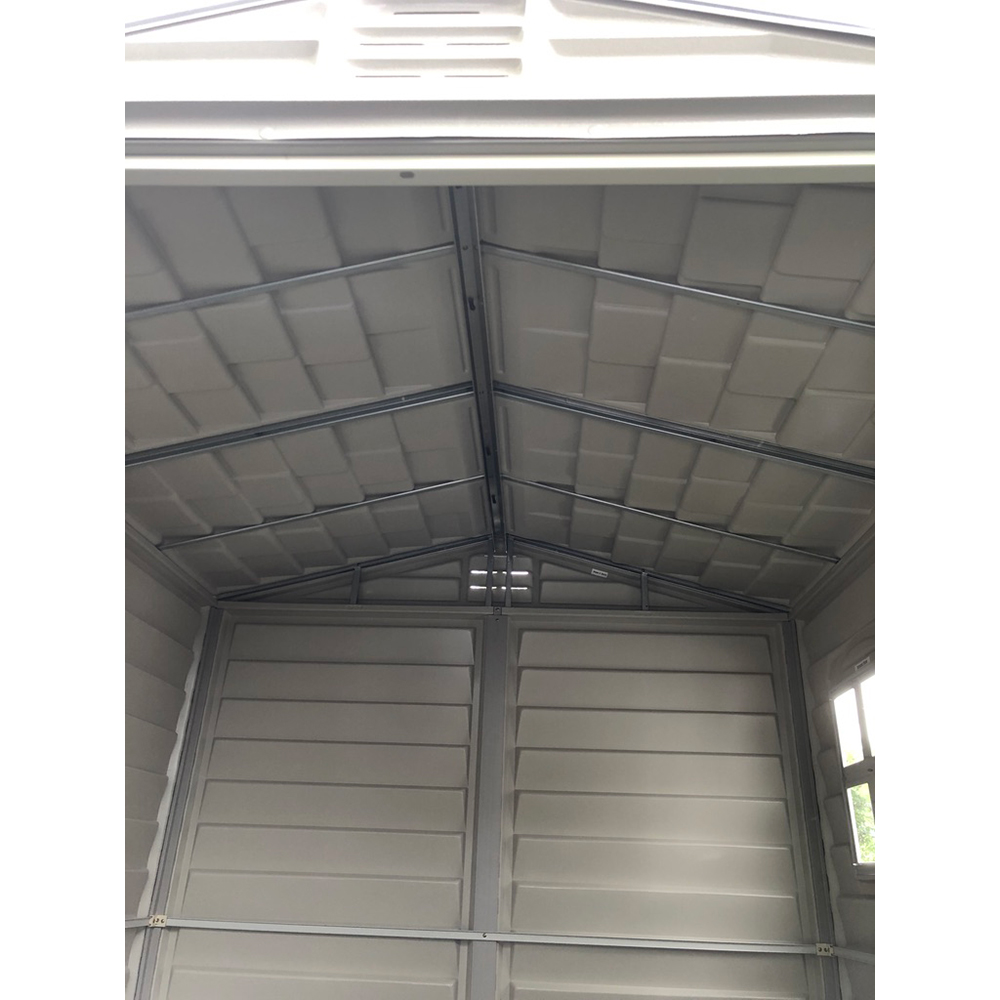 Casuta gradina DURAMAX Storemate P, rasina, 190 x 213 x 187 cm, gri antracit