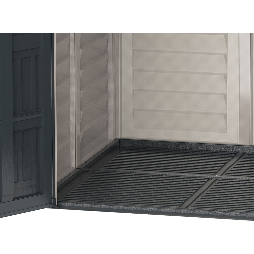 Casuta gradina DURAMAX Yardmate Plus, rasina, 161.1 x 170.9 x 210 cm, gri antracit