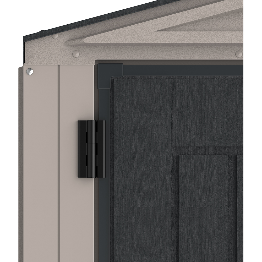 Casuta gradina DURAMAX Yardmate Plus, rasina, 161.1 x 170.9 x 210 cm, gri antracit
