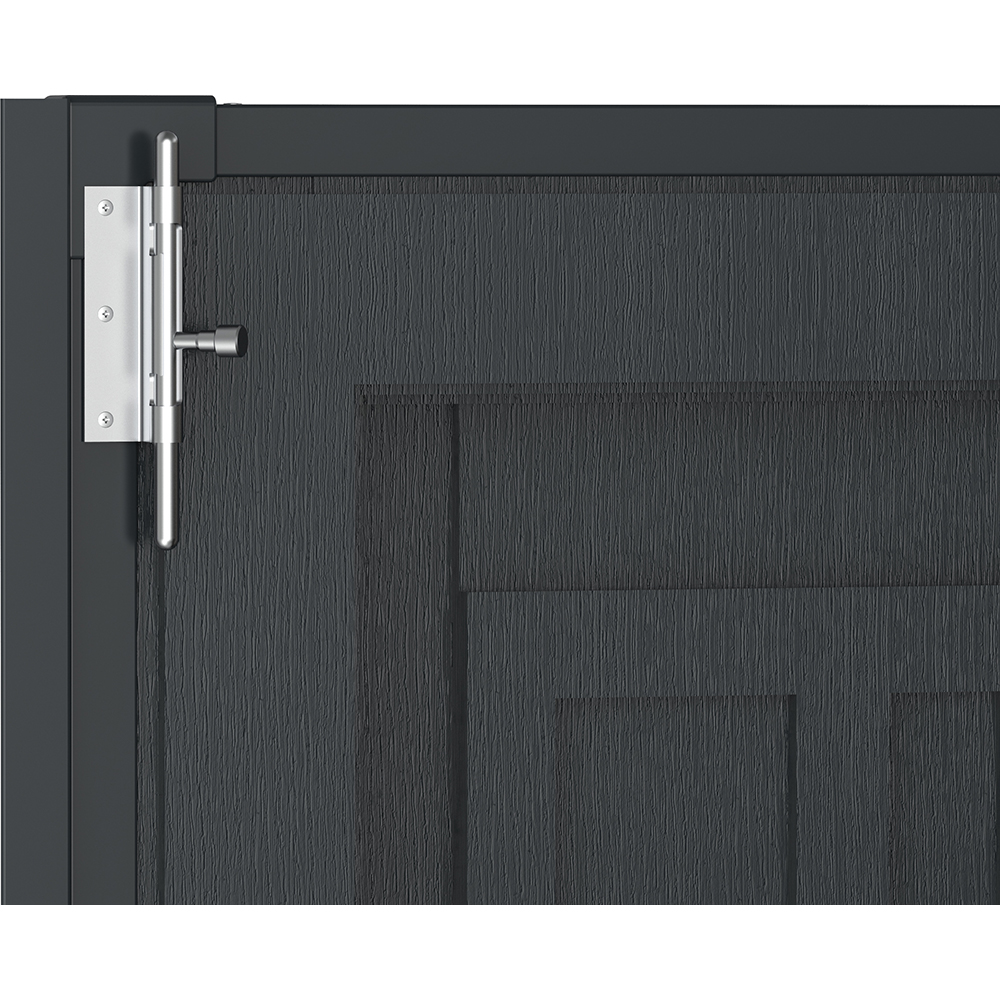Casuta gradina DURAMAX Yardmate Plus, rasina, 161.1 x 170.9 x 210 cm, gri antracit