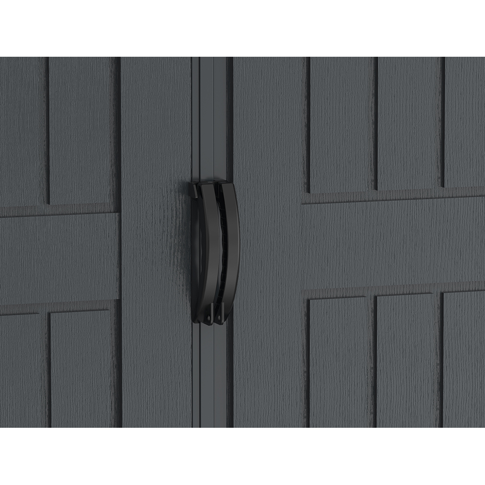 Casuta gradina DURAMAX Yardmate Plus, rasina, 161.1 x 170.9 x 210 cm, gri antracit
